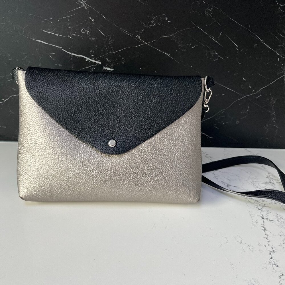 Parfois Silver and Black Purse